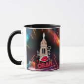 Juste un baiser d'Oran, néon Mug Noir (Gauche)