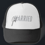 Juste un Casquette marié pour lui | Casquette nouv<br><div class="desc">// Besoin d'aide pour customiser votre design ? Vous avez d'autres idées ? N'hésitez pas à me contacter à : zoe@gorjodesigns.com</div>