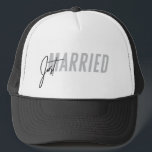 Juste un Casquette marié pour lui | Casquette nouv<br><div class="desc">// Besoin d'aide pour customiser votre design ? Vous avez d'autres idées ? N'hésitez pas à me contacter à : zoe@gorjodesigns.com</div>
