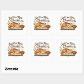 Juste un chapitre de plus Autocollant de chat mign (Feuille)
