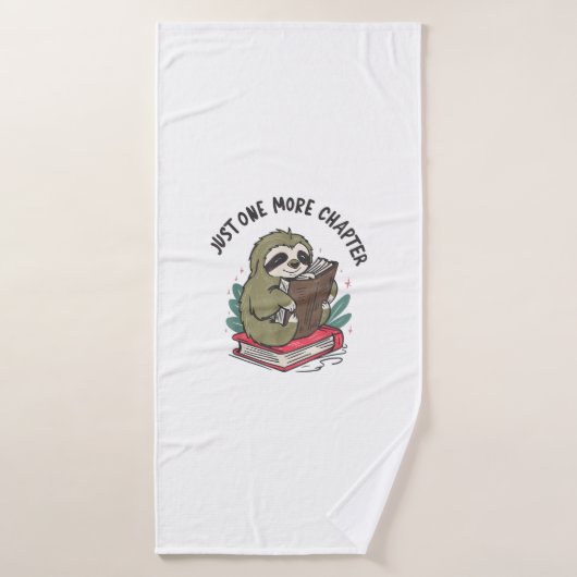 Juste un chapitre de plus Cute Sloth Bookworm Slot (Serviette de bain)