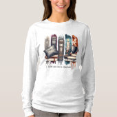 Juste un chapitre de plus T-shirt basique à manche (Devant)