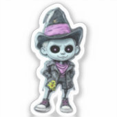 Juste un garçon et son autocollant d'imagination (Recto)