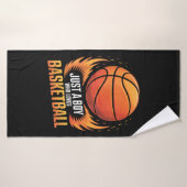 Juste un garçon qui aime le basket-ball (Serviette de bain)