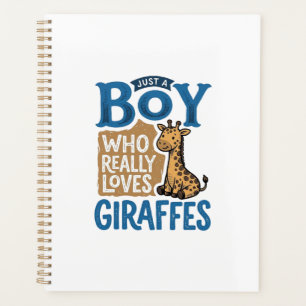 Juste un garçon qui aime les girafes design de che