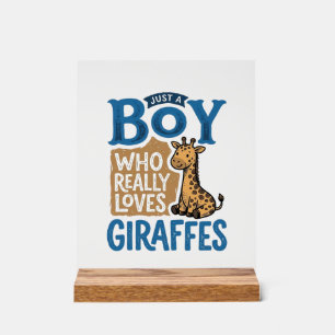 Juste un garçon qui aime les girafes design de t-s