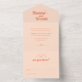 Juste un Mariage en une seule invitation (À l'intérieur)