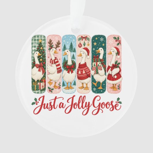 Juste un Noël d'oie joyeuse (devant)