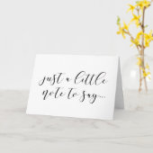 Juste un petit mot pour dire Elegant faire-part (Fleur jaune)