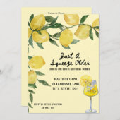 Juste un peu plus d'ancienneté Invitation (Devant / Derrière)