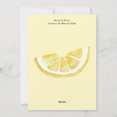 Juste un peu plus d'ancienneté Invitation (Dos)