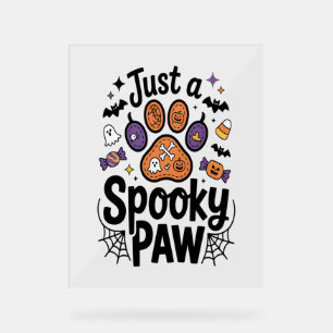 Juste Un PNG Paw Éffrayant, Halloween Chien