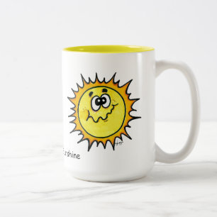 Juste un rayon de tasse de café de soleil