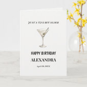 Juste un tout petit peu plus âgée Carte d'annivers (Fleur jaune)