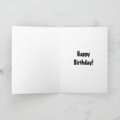 Juste une bière amusante carte d'anniversaire (Intérieur)
