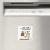 Juste une brune et une blonde Custom Name Magnet (In Situ (Lave-vaisselle))
