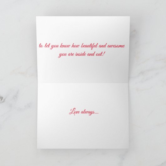 Juste Une Carte De Rappel (Intérieur)