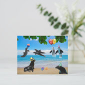 Juste une carte de vœux d'anniversaire de faune ma (Debout devant)