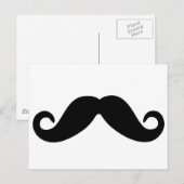 juste une carte postale de moustache (Devant / Derrière)