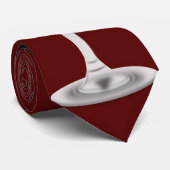 Juste une cravate rouge de vin rouge (Roulé)