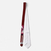 Juste une cravate rouge de vin rouge (Dos)