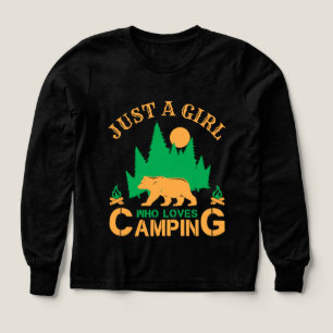 Juste une fille aime camper art