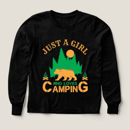 Juste une fille aime camper art (Motif recto)