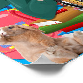 Juste une fille et ses lapins Poster (Coin)