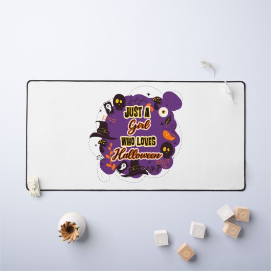 Juste une fille qui aime Halloween (Tableau pour enfants)