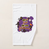 Juste une fille qui aime Halloween (Serviette à main)