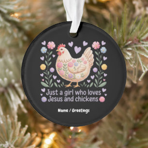 Juste Une Fille Qui Aime Jésus Et Poulets
