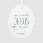 Juste une fille qui aime Jésus & Patinage sur glac (devant)