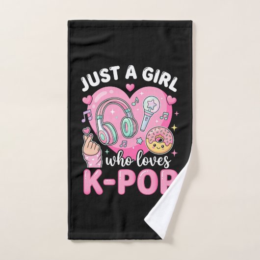 Juste Une Fille Qui Aime K-Pop (Serviette à main)