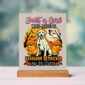 Juste une fille qui aime Labrador Retriever Hallow (Neutre)