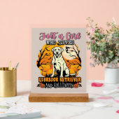 Juste une fille qui aime Labrador Retriever Hallow (Mariage)