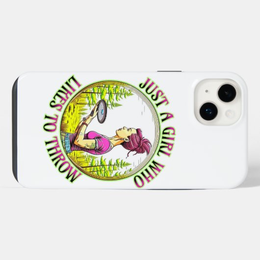 Juste une fille qui aime lancer | Disk Golf (Verso Horizontal)