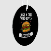 Juste Une Fille Qui Aime Le Burger Au Fromage Cute (devant)