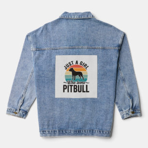 Juste une fille qui aime le design de chien vintag