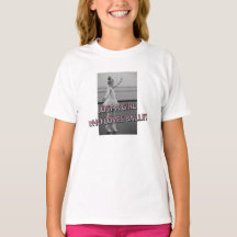 JUSTE UNE FILLE QUI AIME LE T-shirt BALLET ENFANTS