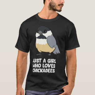 Juste une fille qui aime le T-shirt Oiseaux de pou