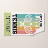 Juste une fille qui aime le tennis | Cadeaux du jo (Serviette à main)