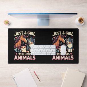 Juste Une Fille Qui Aime Les Animaux Mignon Amoure