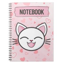 "Juste une fille qui aime les chats – Cahier migno