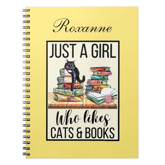 Juste Une Fille Qui Aime Les Chats Et Les Livres (Devant)