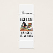 Juste Une Fille Qui Aime Les Chats Et Livres 2 Sig (Devant)
