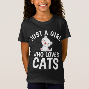 JUSTE UNE FILLE QUI AIME LES CHATS T-shirts CAT FI