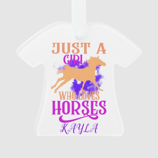 "JUSTE UNE FILLE QUI AIME LES CHEVAUX" A PERSONNAL (dos)