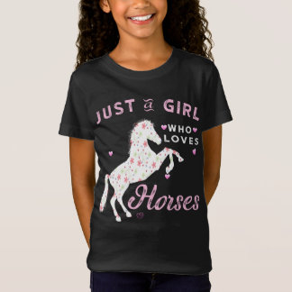 Juste Une Fille Qui Aime Les Chevaux T-Shirt