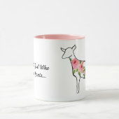 Juste Une Fille Qui Aime Les Chèvres Coffee Mug (Centre)