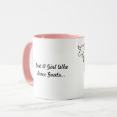 Juste Une Fille Qui Aime Les Chèvres Coffee Mug (Devant gauche)